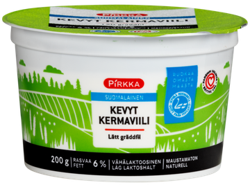 Pirkka kevyt kermaviili 200 g