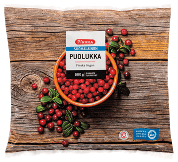 Pirkka Suomalainen puolukka 500 g pakaste