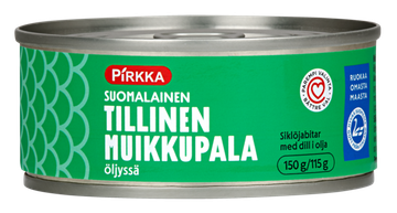 Pirkka tilliset muikkupalat öljyssä 150 g/115 g