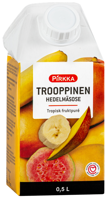 Pirkka trooppinen hedelmäsose 0,5 l