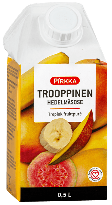 Pirkka trooppinen hedelmäsose 0,5 l