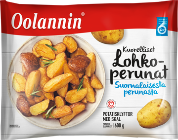 Oolannin kuorelliset lohkoperunat 600 g