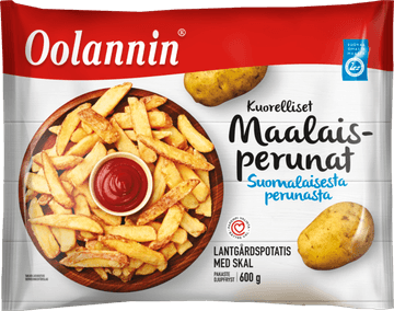 Oolannin kuorelliset maalaisperunat 600 g