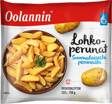 Oolannin lohkoperunat 750 g