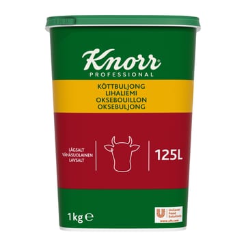 Knorr Lihaliemi, vähäsuolainen 1kg/125L