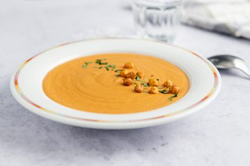 Paahdettu kikhernesosekeitto
