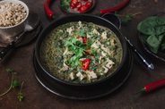 Palak tofu