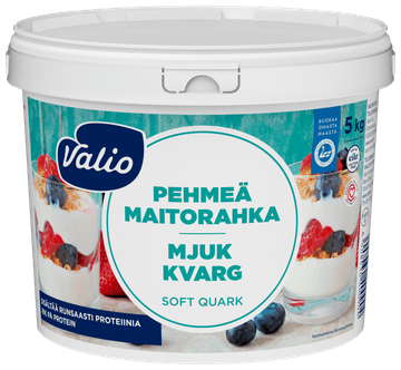 Valio pehmeä maitorahka 5 kg laktoositon