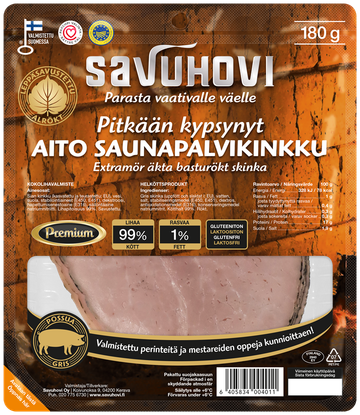 Pitkään kypsynyt Aito Saunapalvikinkku