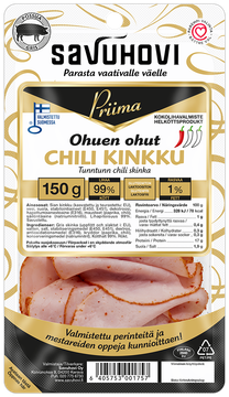 Savuhovi Priima Ohuen ohut chili kinkku 150g