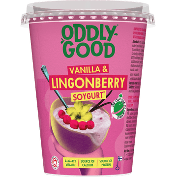 Oddlygood® Soygurt Puolukka & vanilja 400 g