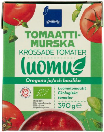 Rainbow Luomu Tomaattimurska oregano ja basilika
