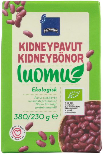 Rainbow Luomu kidneypavut