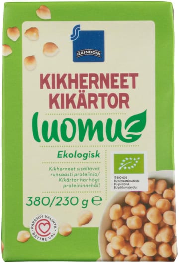 Rainbow Luomu Kikherneet