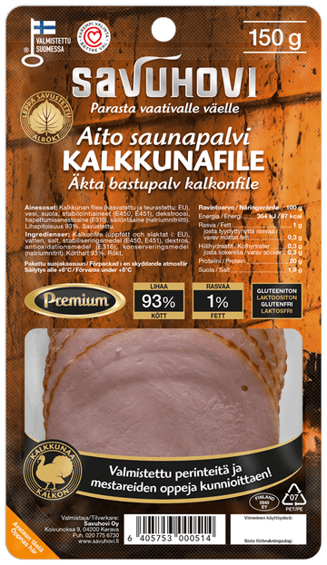 Aito Saunapalvi kalkkunafile 150g