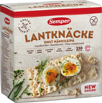 Semper Ohut näkkileipä 230g gluteeniton