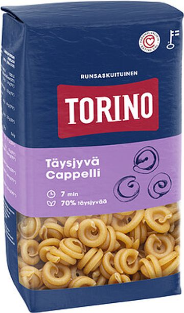 Torino Täysjyvä Cappellipasta