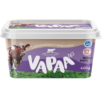 Vapaa laktoositon raejuusto 400g