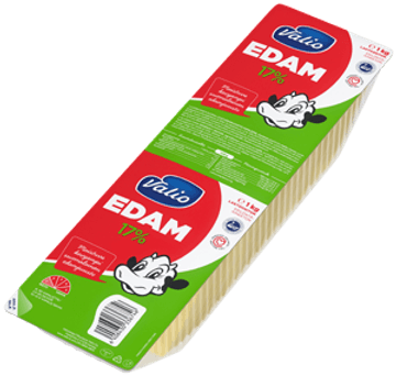 Valio Edam 17 % e1 kg viipale