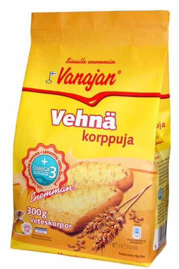 Vanajan Vehnäkorppu 300g