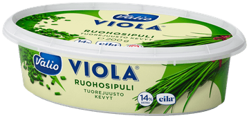 Valio Viola® kevyt 200 g ruohosipuli tuorejuusto laktoositon
