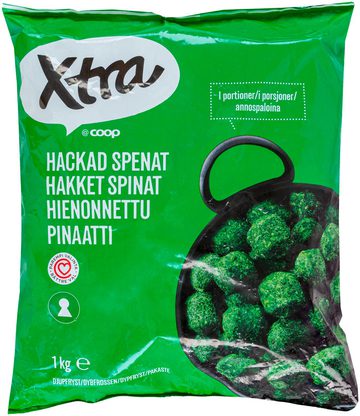 Xtra Hienonnettu pinaatti