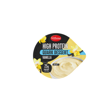 Milbona High Protein Quark Dessert Vanilla - vaniljarahkajogurtti 200g