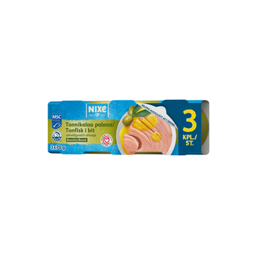 Nixe Tonnikalafileetä oliiviöljyssä MSC 3x70g