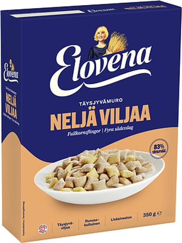 Elovena Täysjyvämuro neljä viljaa