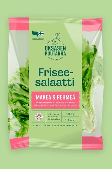 Oksasen puutarha Friseesalaatti