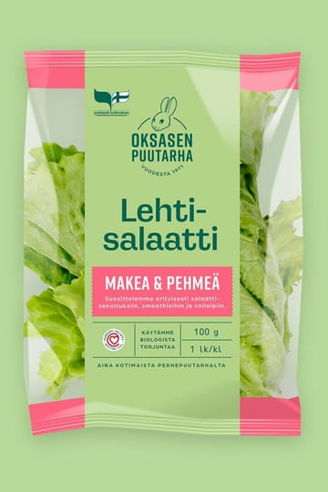 Oksasen puutarha Lehtisalaatti