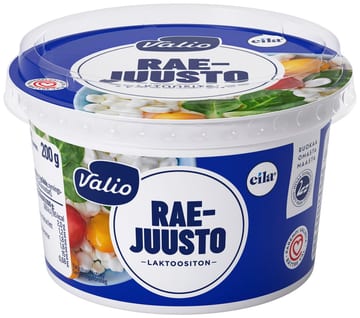 Valio laktoositon raejuusto 200 g