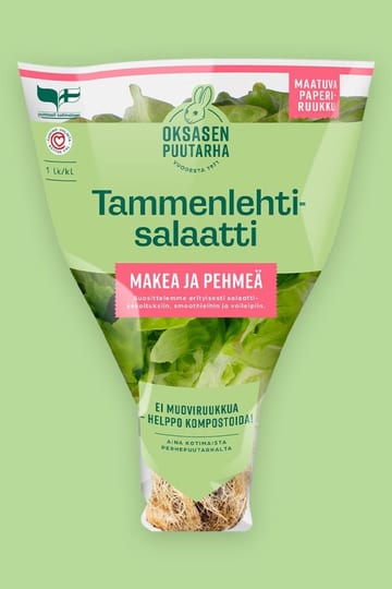 Oksasen puutarha Tammenlehtisalaatti