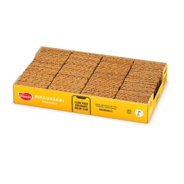 VAASAN Koulunäkki 4 x 1,1 kg täysjyväruisnäkkileipä