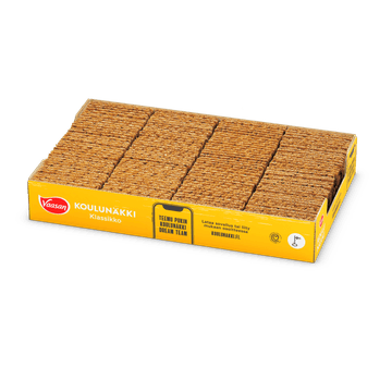 VAASAN Koulunäkki 4 x 1,1 kg täysjyväruisnäkkileipä