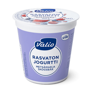 Valio jogurtti 150 g rasvaton metsämarja laktoositon (ammattikeittiöille)